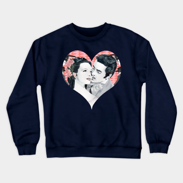 Valentines day Zorro fan art. Crewneck Sweatshirt by Indigenous Bert